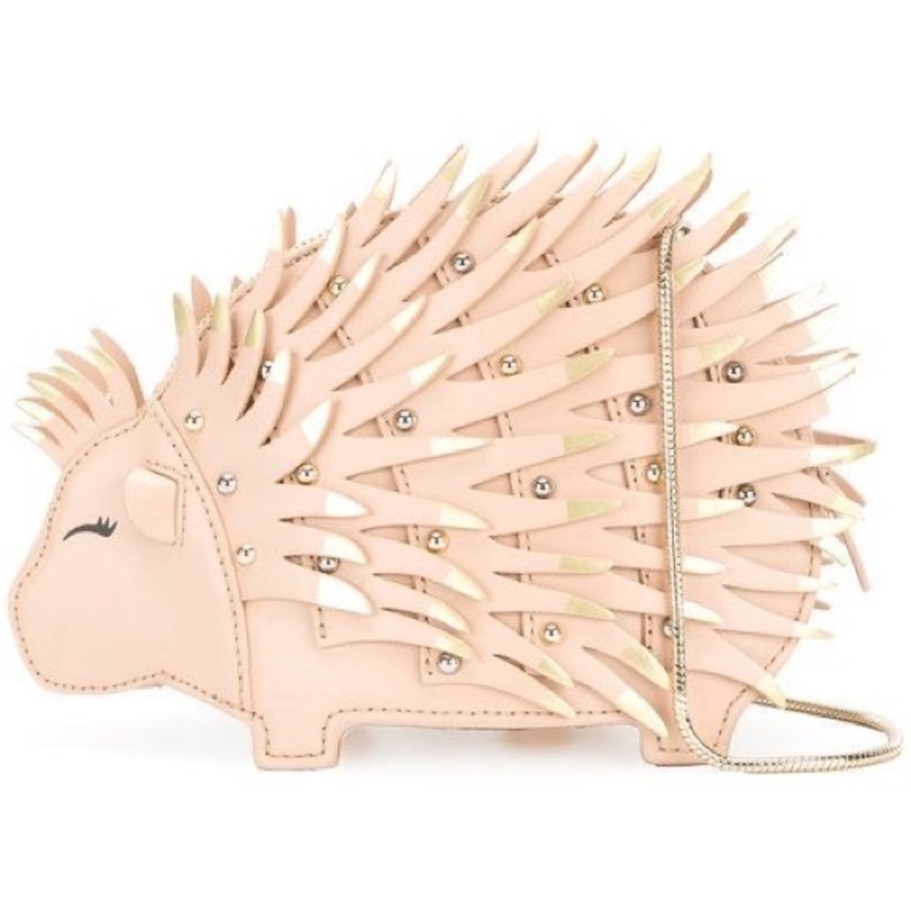 Kate Spade Bag Baja Bound Porcupine Hedgehog Leather Crossbody Multi‎ GUC